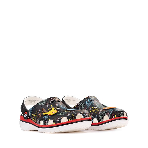 alternate view Pokémon Crocs Classic Clog - Little Kid / Big Kid - BlackALT5