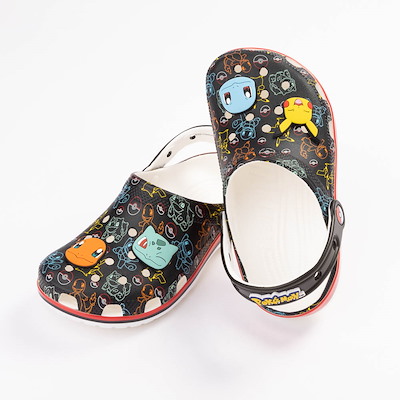 Main view of Pok&eacute;mon Crocs Classic Clog - Little Kid / Big Kid - Black