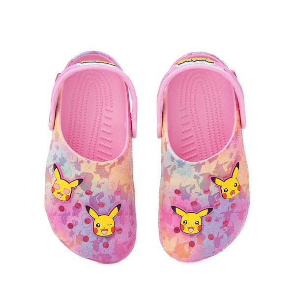 alternate view Pokémon Crocs Classic Pikachu Clog - Little Kid / Big Kid - PinkALT2