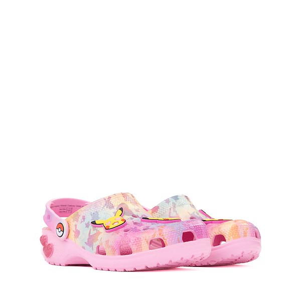 alternate view Pokémon Crocs Classic Pikachu Clog - Little Kid / Big Kid - PinkALT5