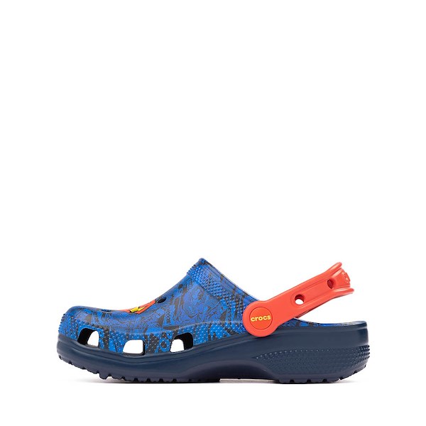alternate view DC Comics Crocs Classic Superman Clog - Little Kid / Big Kid - BlueALT1