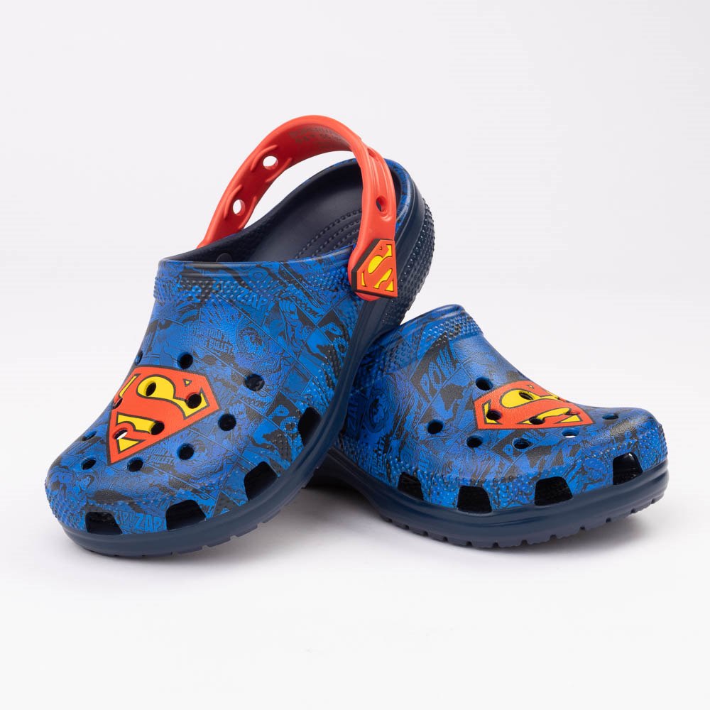 DC Comics Crocs Classic Superman Clog - Little Kid / Big Kid - Blue