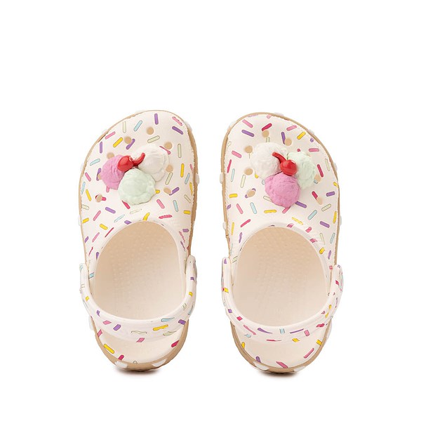 alternate view Crocs Classic Ice Cream Party Clog - Baby / Toddler - WhiteALT2