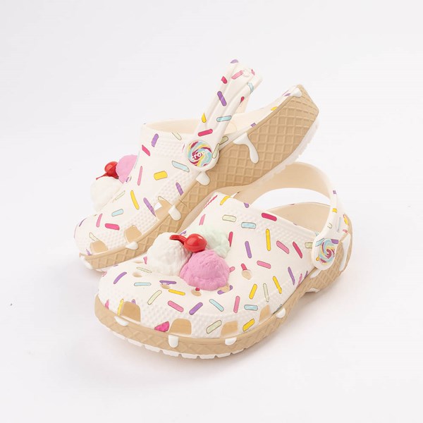 alternate view Crocs Classic Ice Cream Party Clog - Baby / Toddler - WhiteHERO