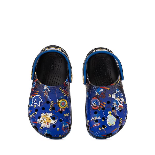 alternate view Sonic the Hedgehog™ x Crocs Classic Clog - Baby / Toddler - BlueALT2
