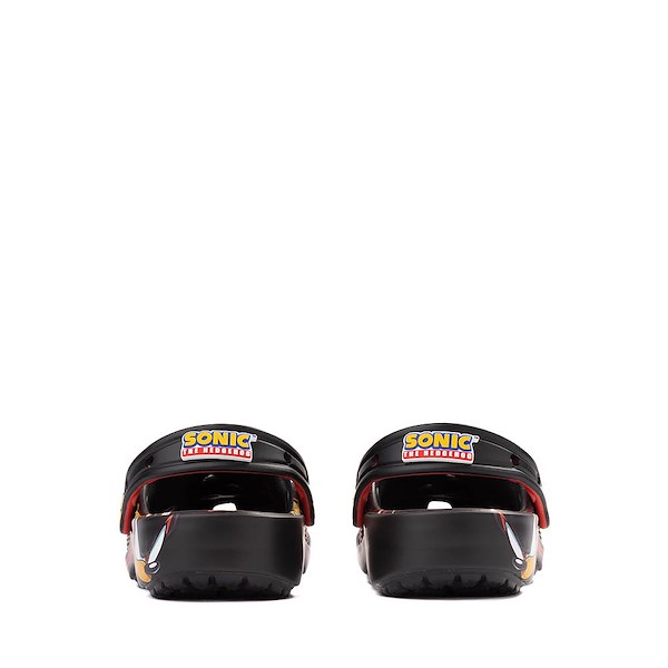 alternate view Sonic the Hedgehog™ x Crocs Classic Shadow Clog - Baby / Toddler - Black / RedALT4