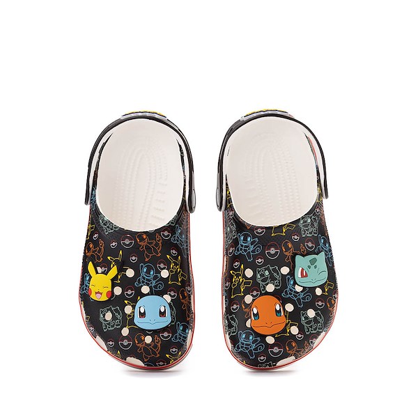 alternate view Pokémon Crocs Classic Clog - Baby / Toddler - BlackALT2