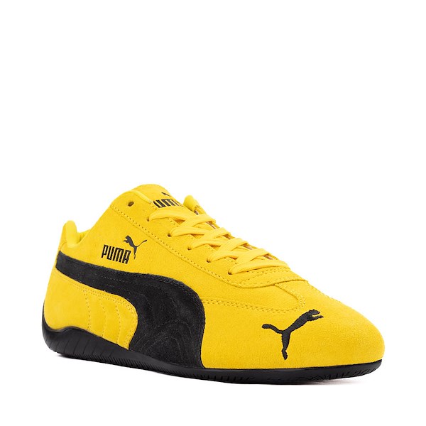 alternate view Mens PUMA Speedcat OG Athletic Shoe - Pelé Yellow / BlackALT5