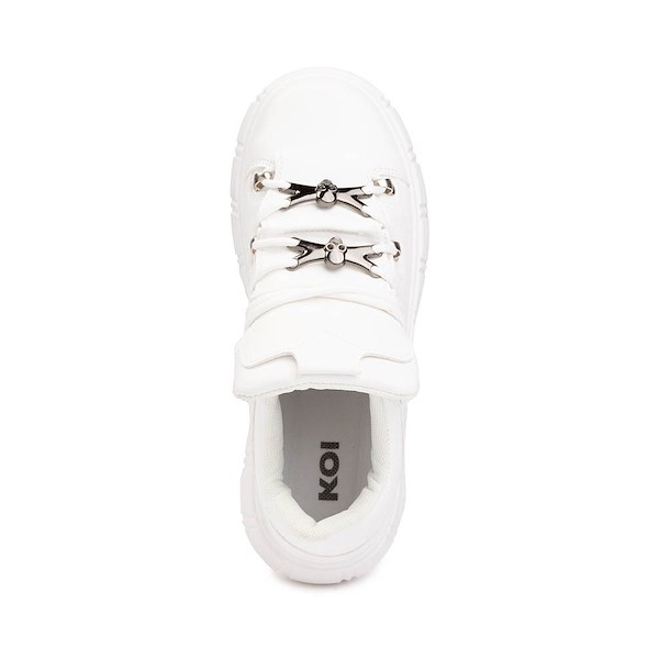 alternate view Womens KOI Footwear Rimo Core Chunky Trainer - WhiteALT2