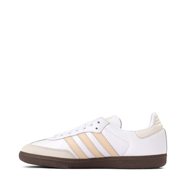 alternate view Womens adidas Samba OG Athletic Shoe - White / Sand Strata / Off WhiteALT1