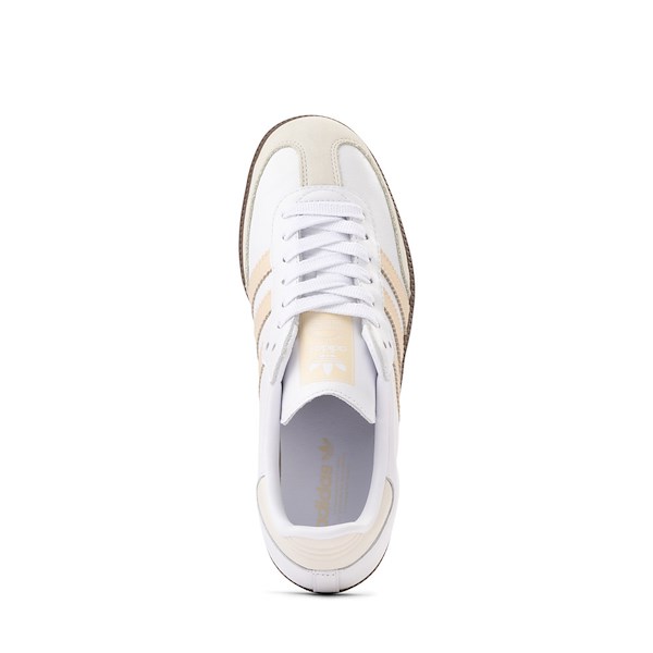 alternate view Womens adidas Samba OG Athletic Shoe - White / Sand Strata / Off WhiteALT2
