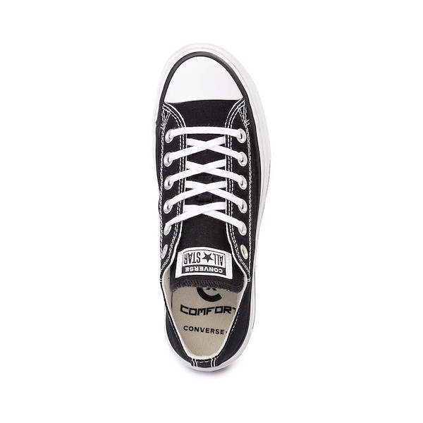 alternate view Converse Chuck Taylor All Star Lift Double Stack Low-Top Sneaker - Black / WhiteALT2