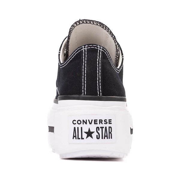 alternate view Converse Chuck Taylor All Star Lift Double Stack Low-Top Sneaker - Black / WhiteALT4