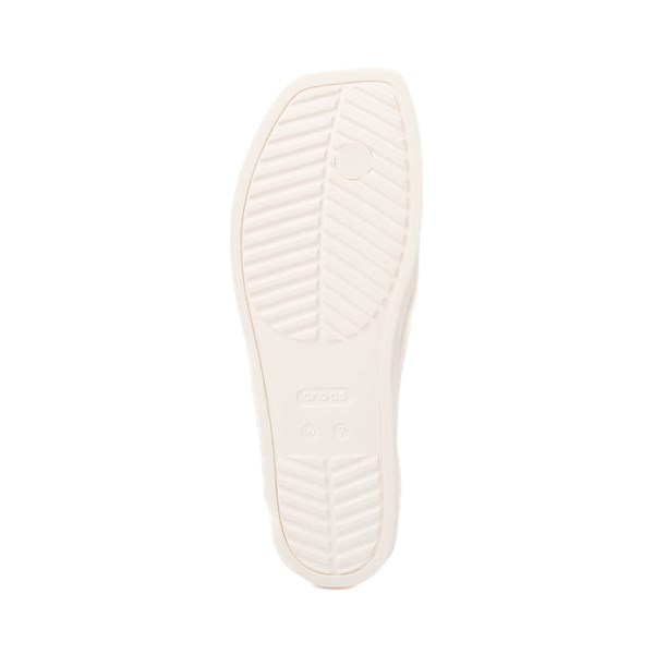 alternate view Womens Crocs Miami Flip Flop Sandal - Chalk WhiteALT3