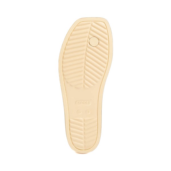 alternate view Womens Crocs Miami Toe Loop Sandal - GoldALT3