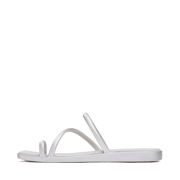 alternate view Womens Crocs Miami Toe Loop Sandal - SilverALT1