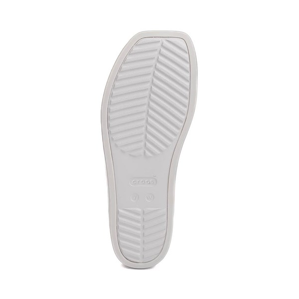 alternate view Womens Crocs Miami Toe Loop Sandal - SilverALT3