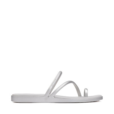 Womens Crocs Miami Toe Loop Sandal - Silver