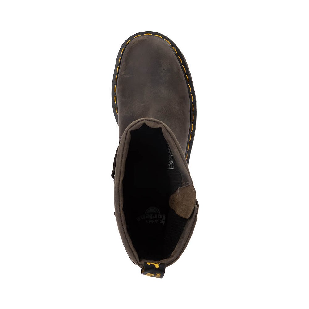 Dr. Martens Anistone High Biker Boot Dark Grey Journeys