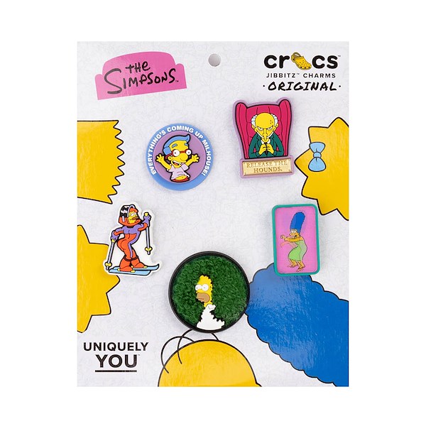alternate view The Simpsons x Crocs Jibbitz™ Meme Shoe Charms 5 Pack - MulticolorALT2