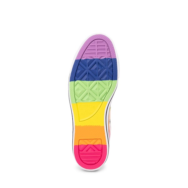 alternate view Converse Pride Chuck Taylor All Star High-Top Sneaker - White / Rainbow FlameALT3