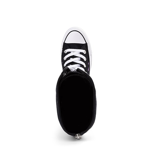 alternate view Converse Pride Chuck Taylor All Star XX-Hi Sneaker - Black / Rainbow FlameALT2