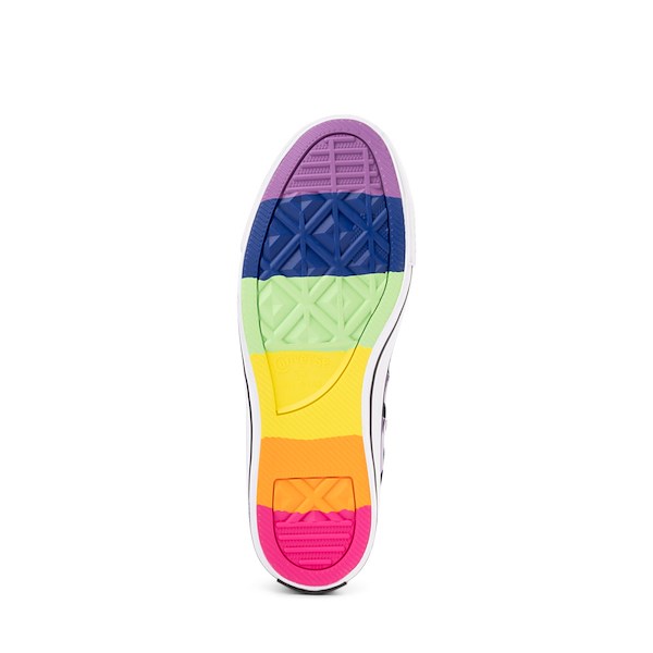 alternate view Converse Pride Chuck Taylor All Star XX-Hi Sneaker - Black / Rainbow FlameALT3