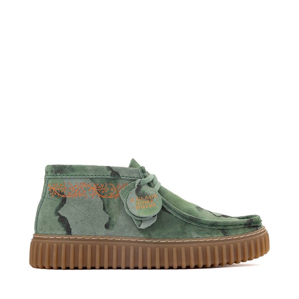 Mens Clarks Torhill Tor Chukka Boot - Green Camouflage