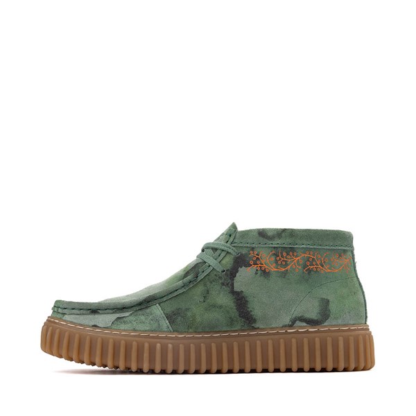 Mens Clarks Torhill Tor Chukka Boot - Green Camouflage