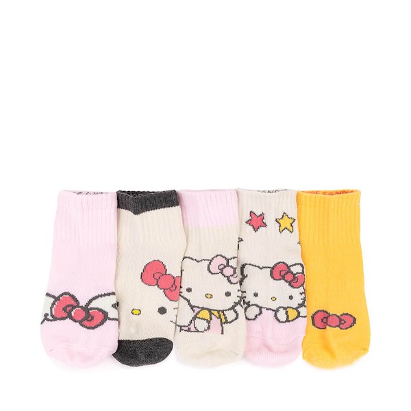 alternate view Hello Kitty® Quarter Socks 5 Pack - Baby - MulticolorALT1