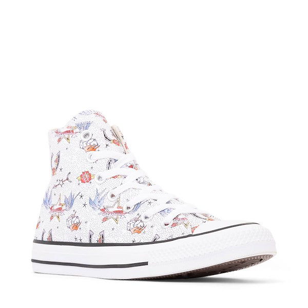 alternate view Converse Chuck Taylor All Star Tattoos High-Top Sneaker - WhiteALT5