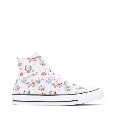 Converse Chuck Taylor All Star Lift Double Stack Charms High-Top Sneaker - Bordeaux / Pink
