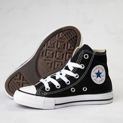 All White Little Converse Taylor Star | Sneaker Kid Monochrome Hi - Chuck Journeys -