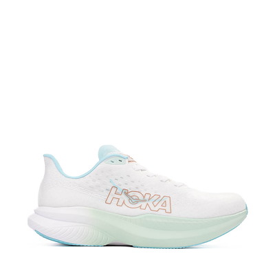 Womens HOKA Clifton 10 Athletic Shoe - Black / White