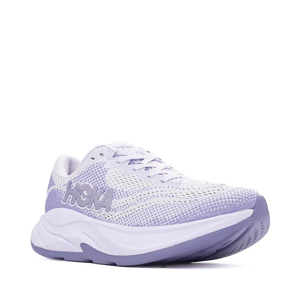 alternate view Womens HOKA Rincon 4 Athletic Shoe - Starlight Glow / Wild IndigoALT5