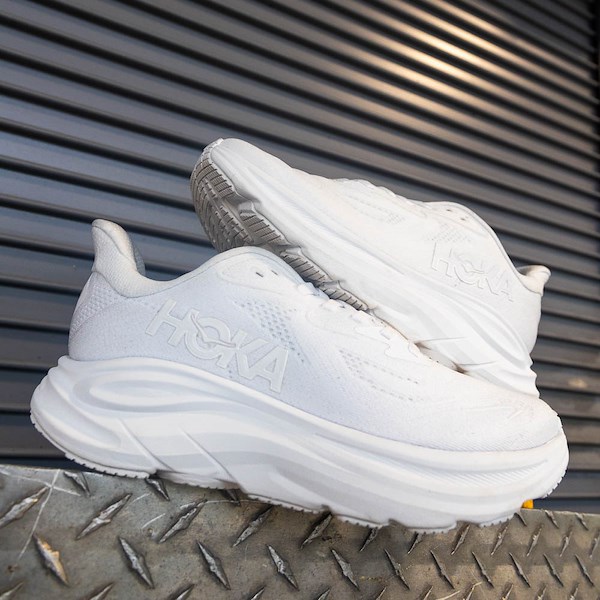 alternate view Womens HOKA Clifton 10 Athletic Shoe - WhiteHERO