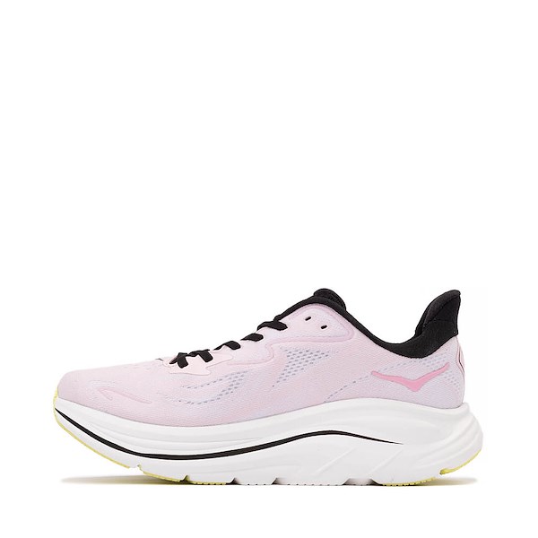 alternate view Womens HOKA Clifton 10 Athletic Shoe - Carnation / Starlight GlowALT1