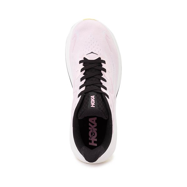 alternate view Womens HOKA Clifton 10 Athletic Shoe - Carnation / Starlight GlowALT2