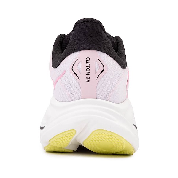 alternate view Womens HOKA Clifton 10 Athletic Shoe - Carnation / Starlight GlowALT4