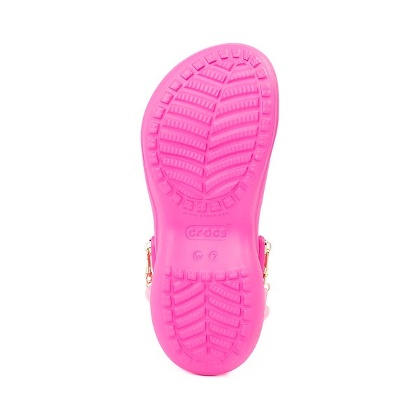 alternate view Womens Crocs Classic Bae Disruptive Platform Clog - Electric PinkALT3