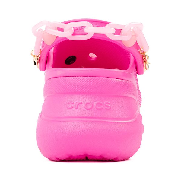 alternate view Womens Crocs Classic Bae Disruptive Platform Clog - Electric PinkALT4