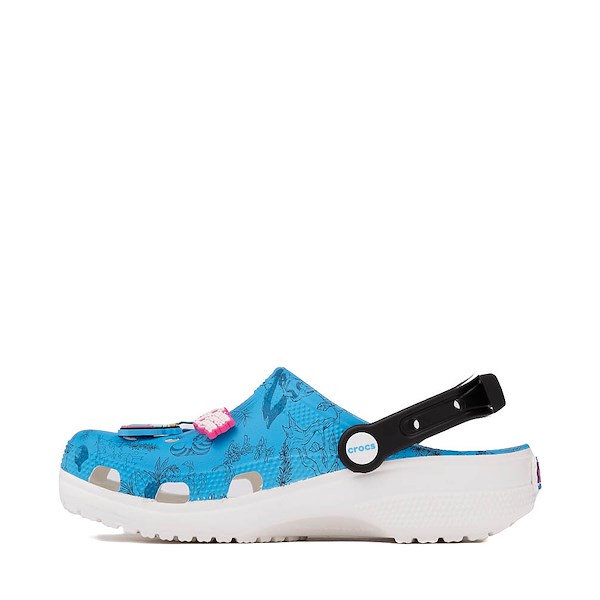 alternate view Disney Alice in Wonderland Crocs Classic Clog - BlueALT1