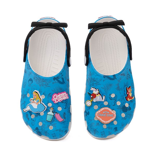 alternate view Disney Alice in Wonderland Crocs Classic Clog - BlueALT2