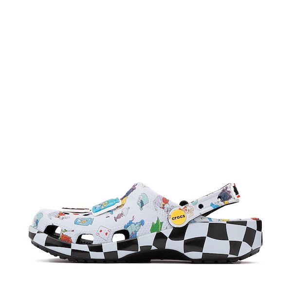 alternate view Disney Alice in Wonderland Crocs Classic Clog - MulticolorALT1