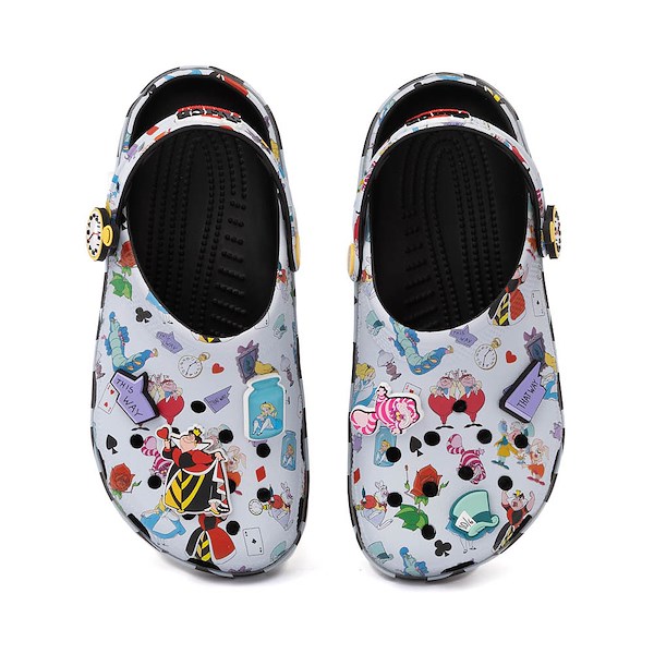 alternate view Disney Alice in Wonderland Crocs Classic Clog - MulticolorALT2