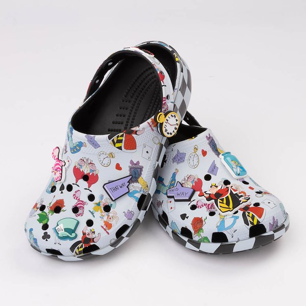 alternate view Disney Alice in Wonderland Crocs Classic Clog - MulticolorHERO