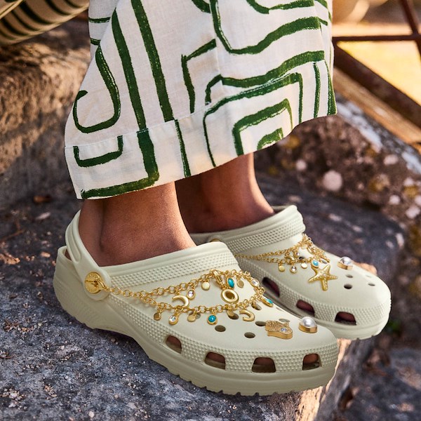 alternate view Crocs Classic Boho Babe Clog - BoneALT1C