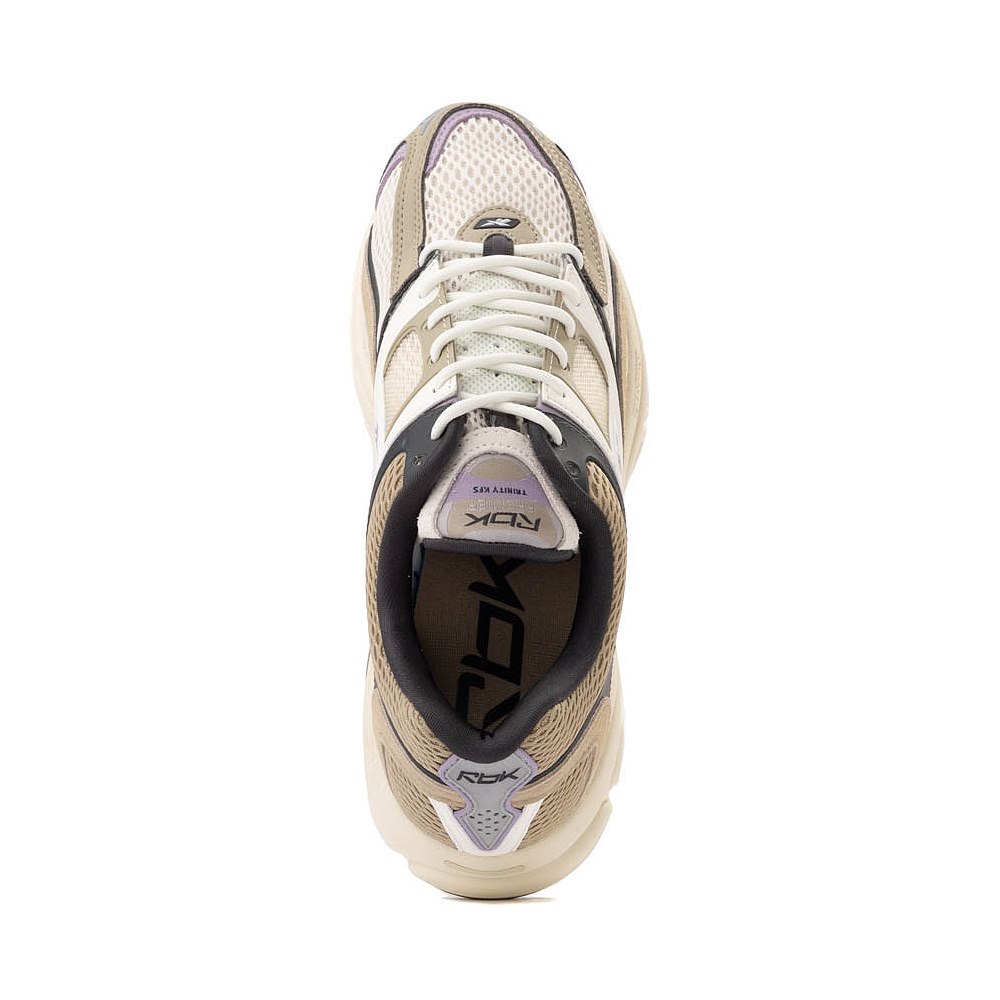 国内配送 Reebok PREMIER TRINITY KHAKI BROWN/CHERRY Reebok Premier Trinity KFS Sneakers in Khaki Brown/Dark