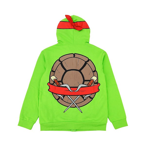 alternate view Teenage Mutant Ninja Turtles Raphael Cosplay Hoodie - GreenALT3B