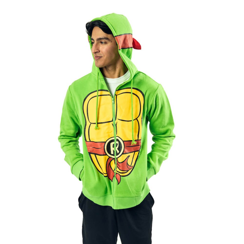 Teenage Mutant Ninja Turtles Raphael Cosplay Hoodie - Green